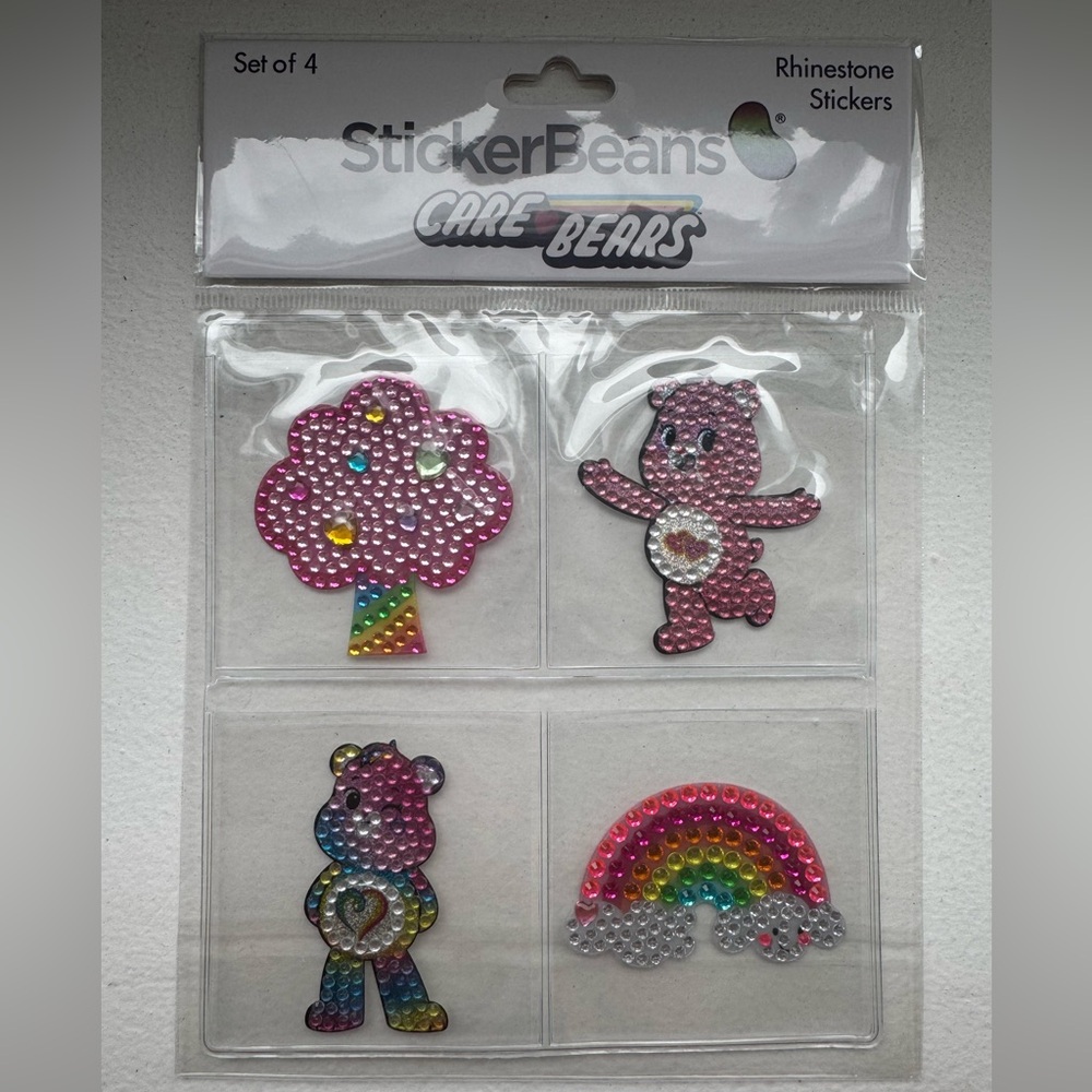 NEW STICKERBEANS *Sold Out* Carebears Teddybears Stickers
